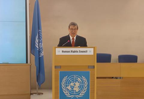 Bruno Rodríguez Parrilla, ministro de Relaciones Exteriores de Cuba