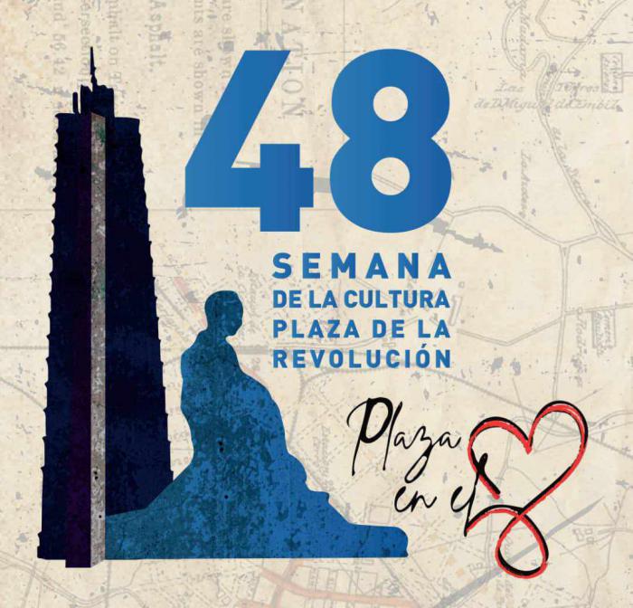 Cartel de la 48 Semana de la Cultura de Plaza de la Revolución