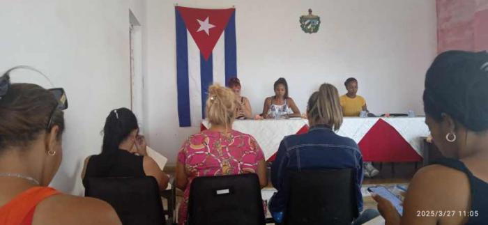 Asamblea de Balance en el Cotorro