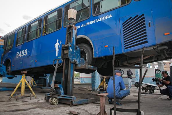 Se recuperan ómnibus de La Habana