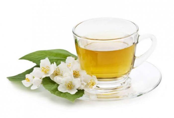 Una taza de té de manzanilla