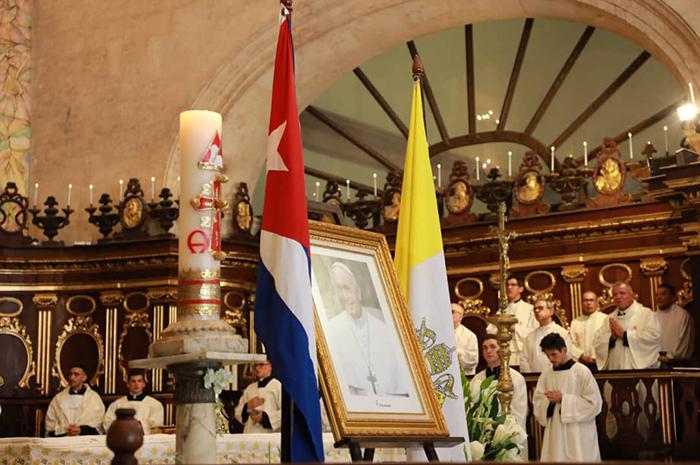 Misa en honor al papa Francisco