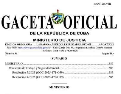Gaceta Oficial de la República 