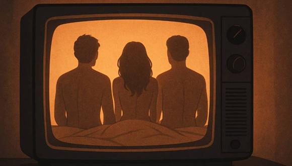 Imagen de la sombra de tres personas, realizada con Chatgpt