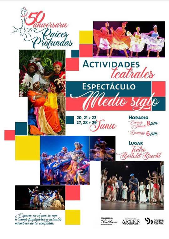 Espectáculo Medio siglo de grupo Raíces profundas