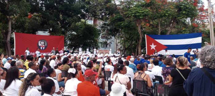 Barrio debate contra las drogas en Consejo Popular Alamar Altura, La Habana del Este