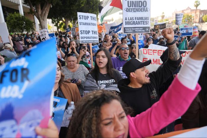 Manifestaciones de inmigrantes en Estados Unidos