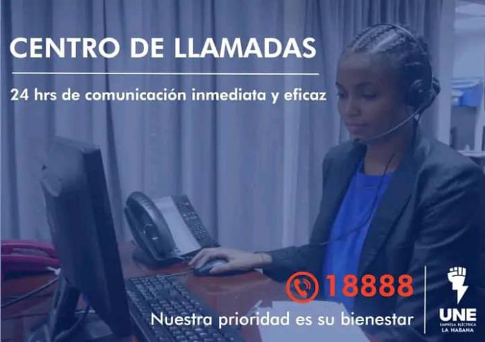 Centro de llamadas de la Empresa Eléctrica