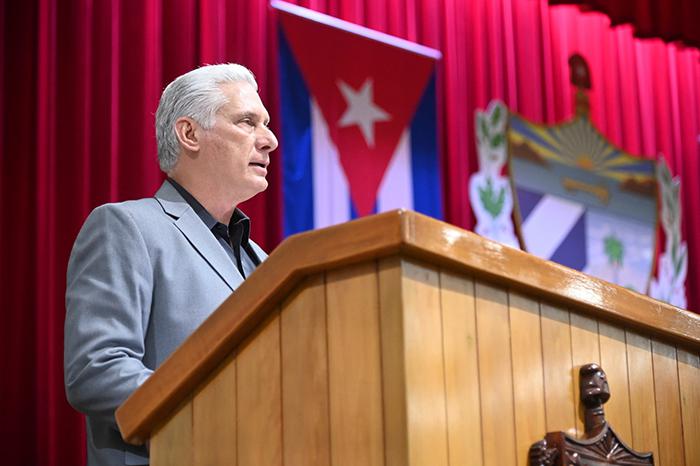 Discurso de Díaz-Canel en sesión del Parlamento cubano