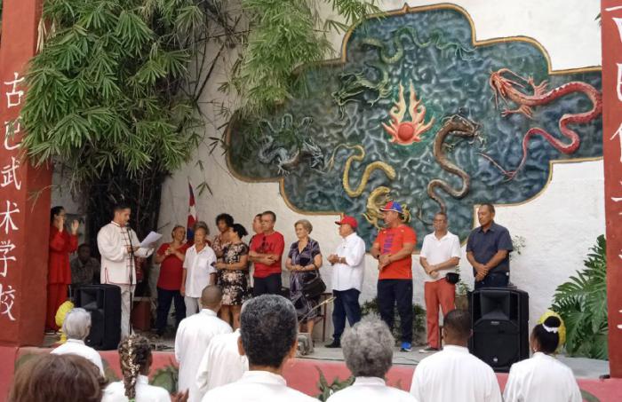 Reabren espacio para la práctica del Wushu