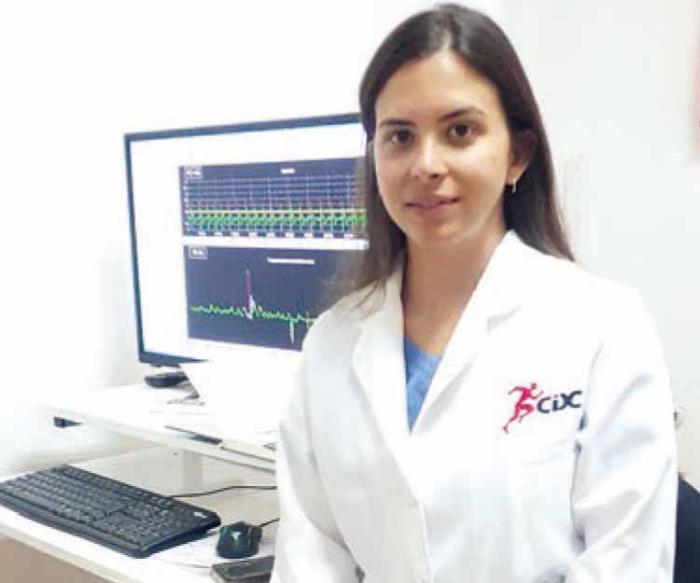 Doctora Cesia Rivera Garmendía, cardióloga, del Centro de Investigaciones del Deporte Cubano