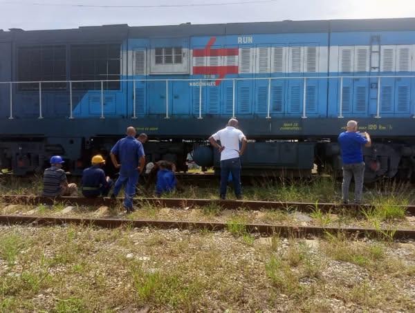 Descarrilamiento parcial de tren Habana-Holguín
