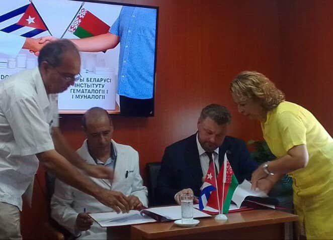 Donativo de medicamentos y alimentos de Belarús