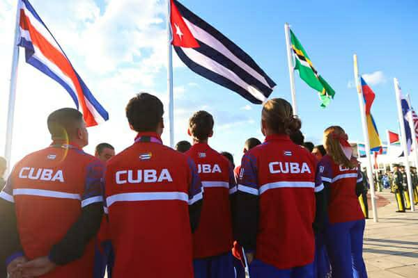 Asunción 2025. Delegación de deportistas cubanos.