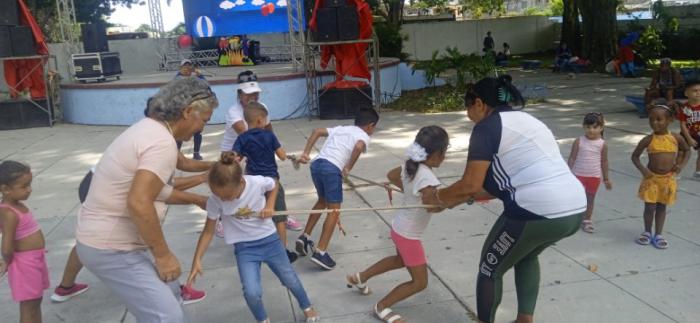 Actividades en el Parque 9 de Abril.