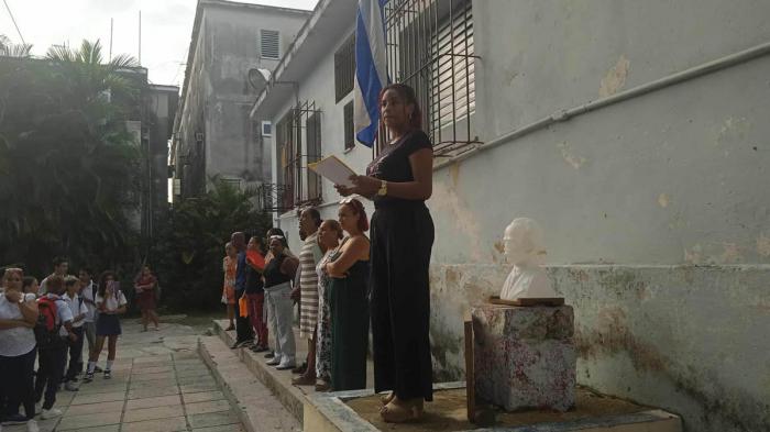 Inicio curso escolar en Secundaria Básica Eduardo García Delgado