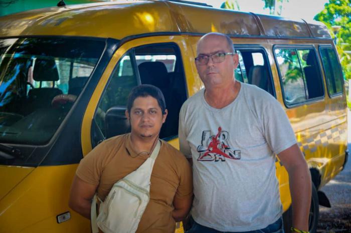 Janier Fernández Delgado y Yosvany Guerra Rodríguez