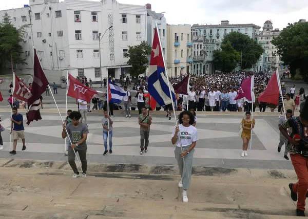 Rememora la FEU llegada de Fidel Castro a la Universidad de La Habana