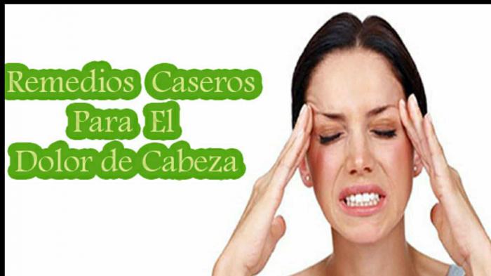 Remedios caseros para el dolor de cabeza