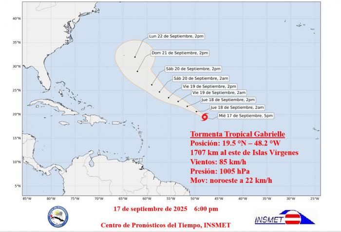 Tormenta tropical Gabrielle