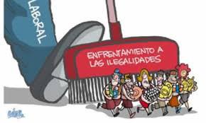 Ilustración sobre el tema del enfrentamiento al delito