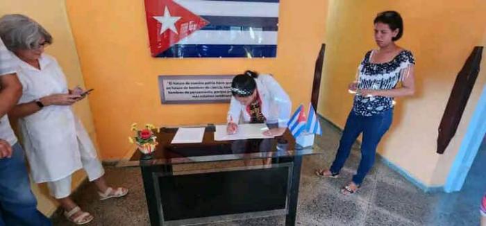 Firma de Declaración en apoyo a Venezuela