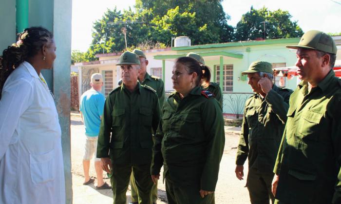 Ejercicio defensivo territorial en Boyeros