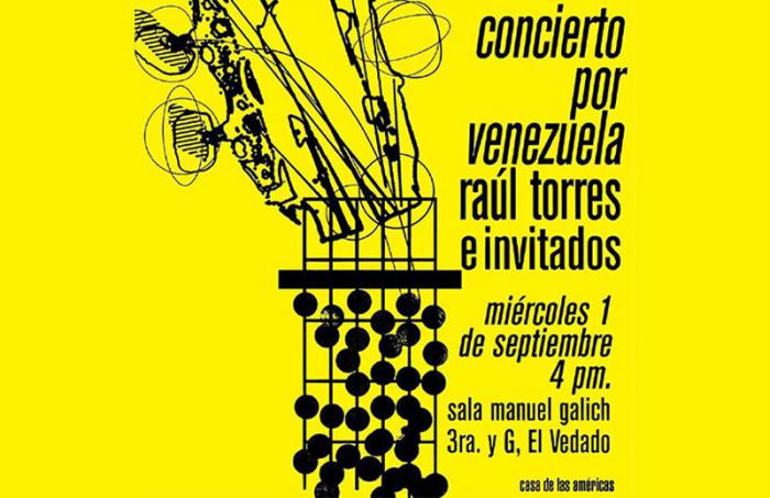 Concierto, este primero de octubre en Casa de las Américas, reafirmará solidaridad con Venezuela
