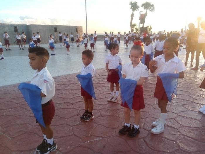 Celebran en La Habana Acto nacional de ingreso de alumnos de 1er grado a la OPJM