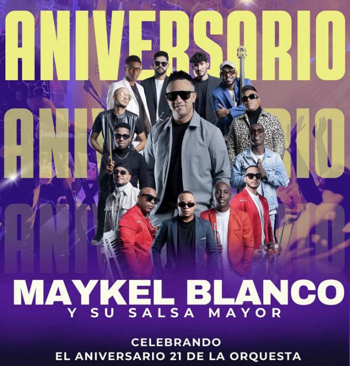 Cartel concierto de Maykel Blanco y su Salsa Mayor