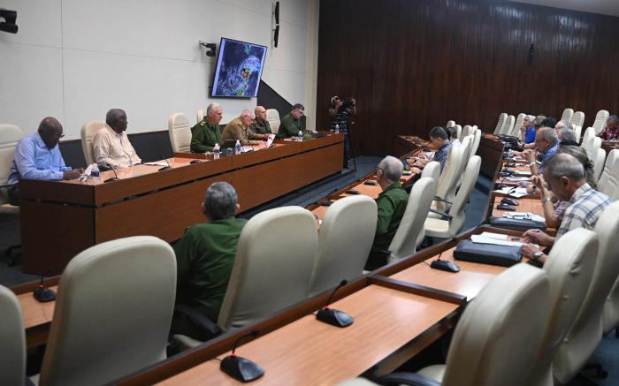 Sesión del Consejo de Defensa Nacional