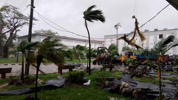 Paso del huracán Melissa por Santiago de Cuba, 29 de octubre de 2025