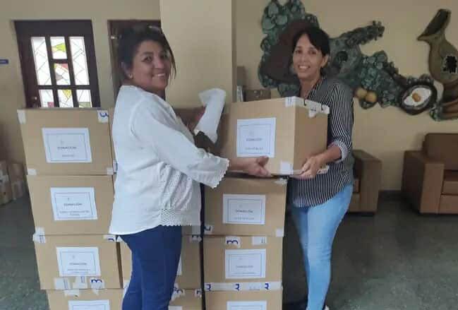 Donaciones para el oriente cubano de Farmacéutica 8 de Marzo
