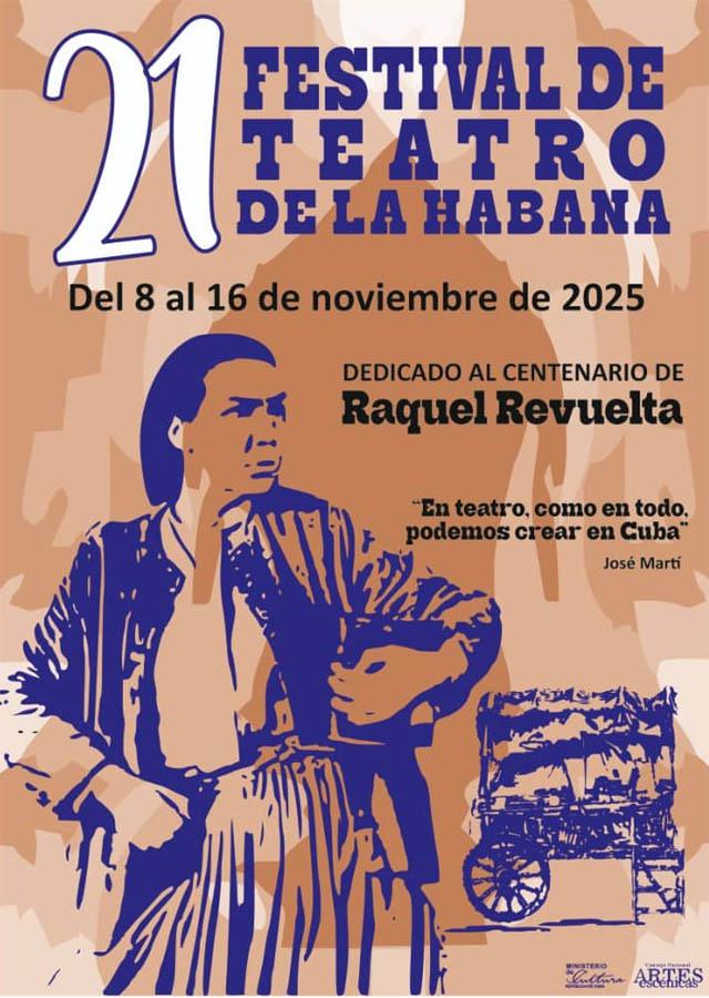 Cartel del Festival de Teatro de La Habana en su edición de 2025