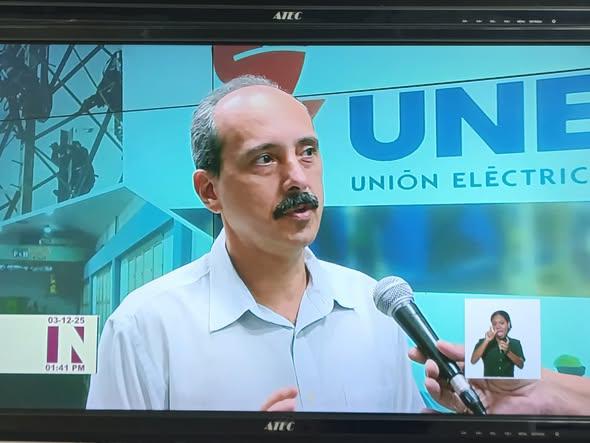 Félix Estrada Rodríguez, director del Despacho Nacional de Carga de la UNE.