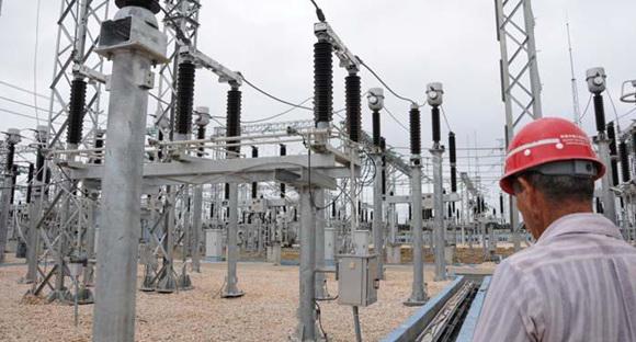 Subestación eléctrica en La Habana