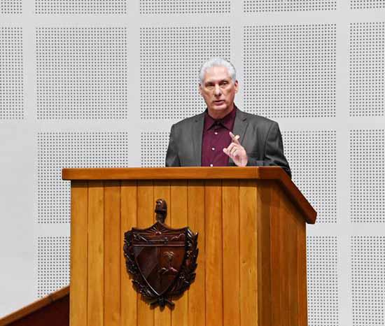 Intervención de Díaz-Canel en clausura de ANPP