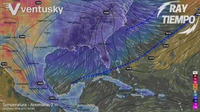 Frente frío traerá fin de año invernal al occidente de Cuba