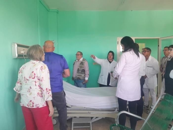 Sala de Geriatría del hospital Manuel Fajardo