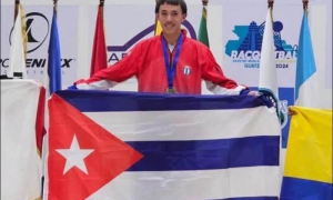 Christian Menéndez, racquetbolista habanero