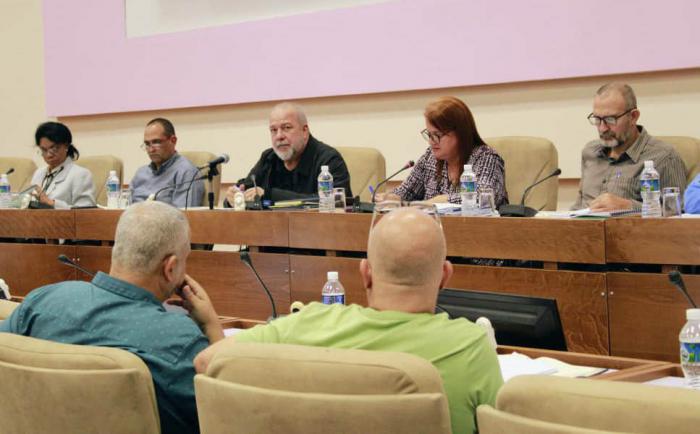 Sesión ordinaria del Consejo Provincial del Gobierno en La Habana