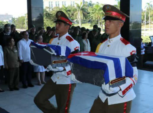 Homenaje en MINFAR a cubanos caídos en Venezuela