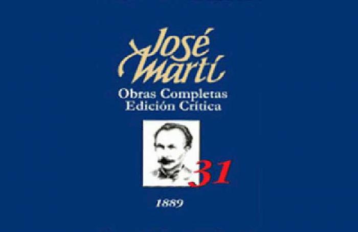 José Martí, Obras completas, Edición Crítica