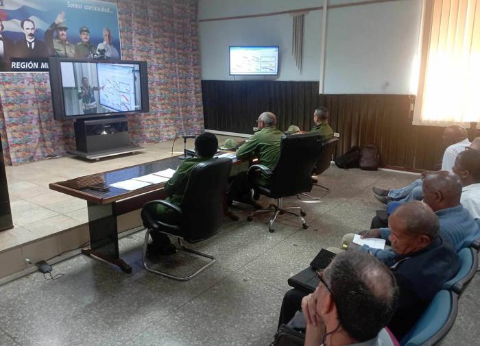 Videoconferencia previa al inicio del ejercicio nacional contra incendios forestales