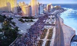 Marcha desde la Tribuna Antiimperialista José Martí