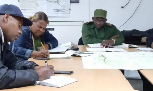 Trabajo en la Zona de Defensa de Alberro.