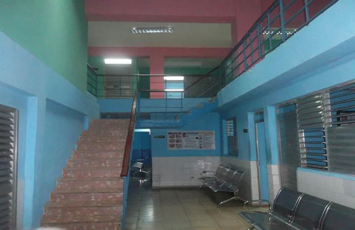 Policlínico Ángel Arturo Aballí, ubicado en La Habana Vieja