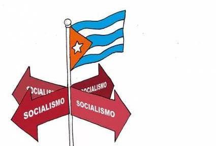 Fragmento de ilustración Socialismo en Cuba