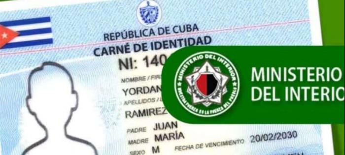 Minint informa sobre no disponibilidad tarjetas para Carné de Identidad