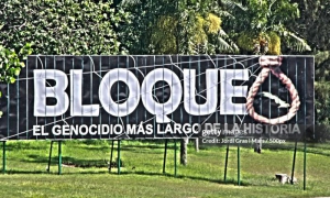 Cartel de bloqueo contra Cuba